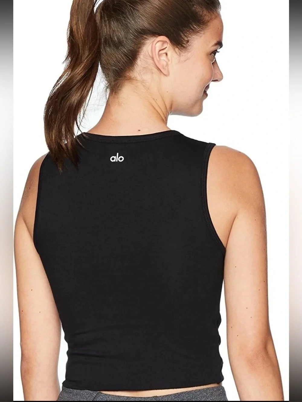 Alo Yoga Women's Cover Tank W2584R Black Size L